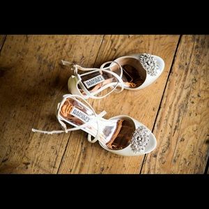 Wedding shoes- Badgley Mischeka- Abigail wedge